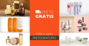 Cupom para frete grátis nos produtos Natura - exclusivo Revista Natura