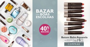 Batom Natura Balm Aquerela com desconto de 40%