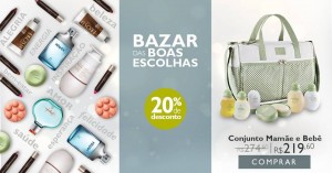 Natura Mamãe e bebê com 20% de desconto