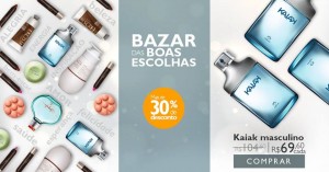 Natura Kaiak com desconto de 30%